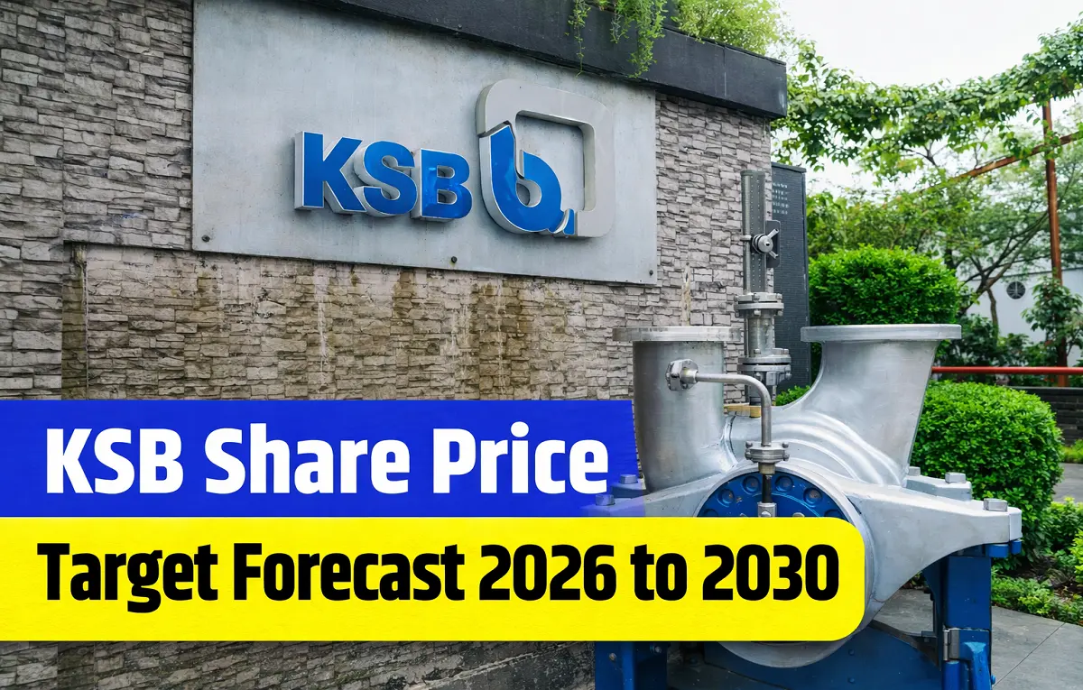 KSB Ltd Share Price Target 2026 to 2030 analysis and growth forecast infographic